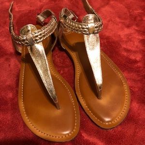 Gold Gianni Bini sandals